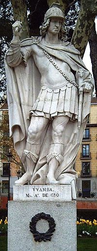 Wamba. Estatua en Madrid..jpg