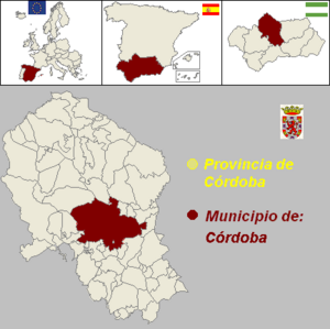 Situación de Córdoba (España)